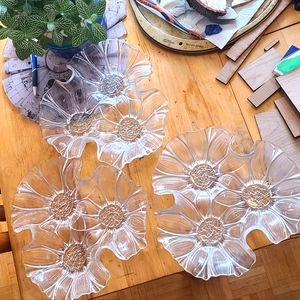 NWOT vintage Mikasa crystal condiment/dip bowls